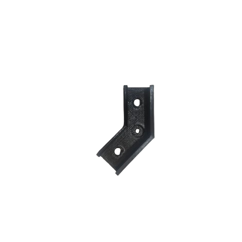 Hoek verbinder 135 graden voor Zwart LED profiel 301ZWART