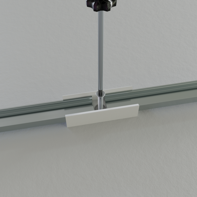 Rechte verbinder 180 graden voor LED strip profiel 301WIT