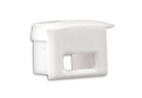 Eindkap met kabeldoorvoer - 03WIT