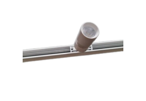 Mini LED rails vierkante vitrine trackrail - MD3 WIT