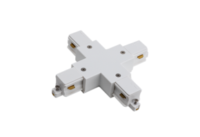 1-FASE rail X connector - wit