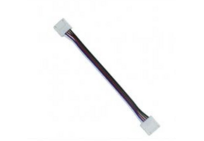 10mm RGBW/RGBWW koppelstuk met aan 2 kant een connector - IP20