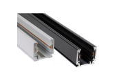 1-fase track rail - 1 meter - wit