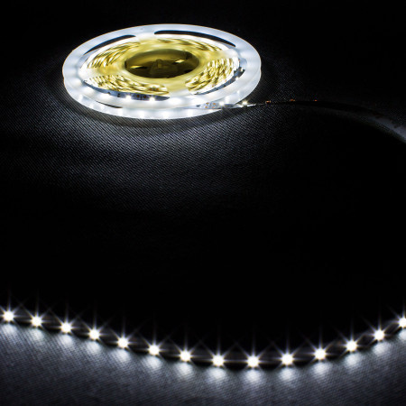 LED Strip 24 Volt 4000k Natuurlijk Wit 12W 1260lm/meter 60 LED/m IP20 10M Rol