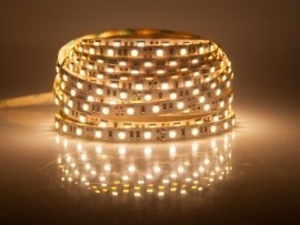 LED strip 24 volt 3000K warm wit 12W 1260LM 60LED p/m IP20 - 5 meter