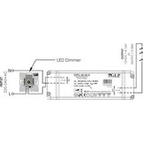 Dimbare LED driver 50 watt 24 volt 2,1 ampere - IP20 GTPC-50-24-D