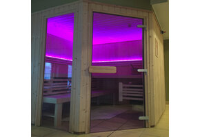 Professionele 24 volt LED strip RGB IP65 – 5 meter complete set voor de SAUNA – AANBIEDING