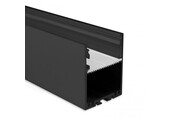 LED strip profiel XL 3 meter inclusief klikcover 40mm x 50 mm - XL40ZWART