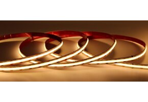 PRO LUMEN lichtopbrengst COB LED strip 3000K warm wit 14W 2500LM 528LED p/m 24VDC IP20 - 5 meter