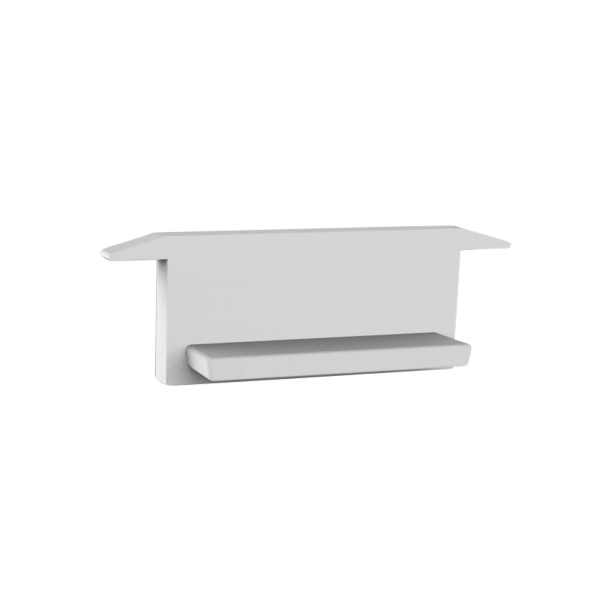 Eindkap zonder kabeldoorvoer - 308WIT