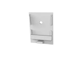 Eindkap  met kabeldoorvoer - XL340WIT