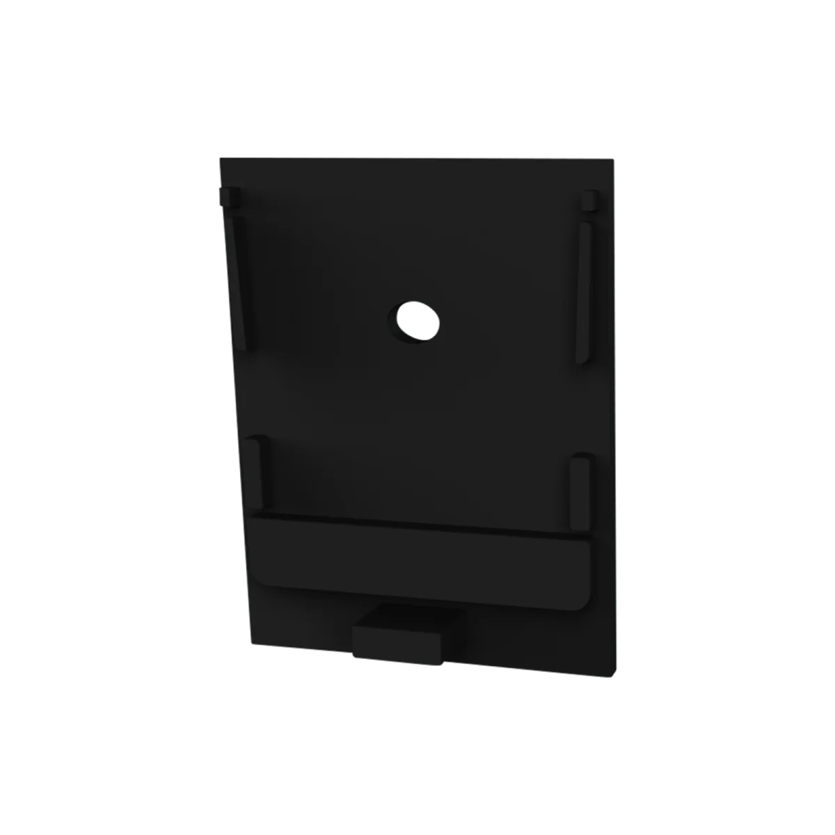 Eindkap  met kabeldoorvoer - XL340ZWART