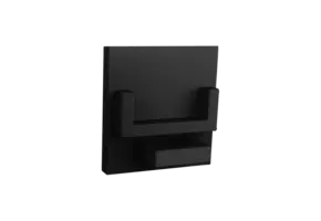 Eindkap  zonder kabeldoorvoer - 303ZWART