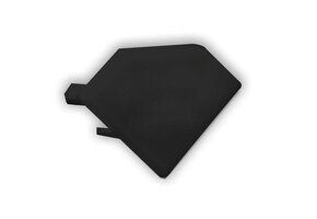 Eindkap zonder kabeldoorvoer - C23.2ZWART
