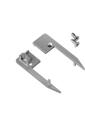 Eindkap set van 2 stuks M10ALU trapprofiel