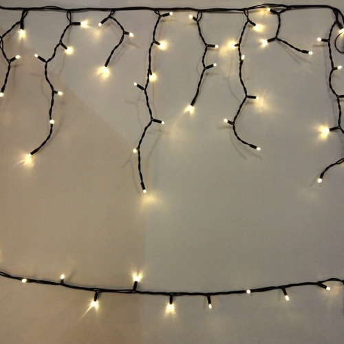 24 meter - IJspegel kerstverlichting amber extra warm wit 800 LED’s – Professioneel - IP67 waterdicht - LUKSUS