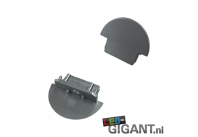 SURFACE14 EE7F/TY eindkap met kabeldoorvoer - Geanodiseerd aluminium