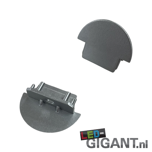 SURFACE14 EE7F/TY eindkap met kabeldoorvoer - Geanodiseerd aluminium