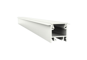 Wit verzonken LED strip profiel klikcover 15mm x 15.69mm - 303WIT