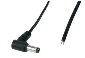 Hoek Male DC verlengkabel 100cm - SPOSDC-T-P21L-1.0