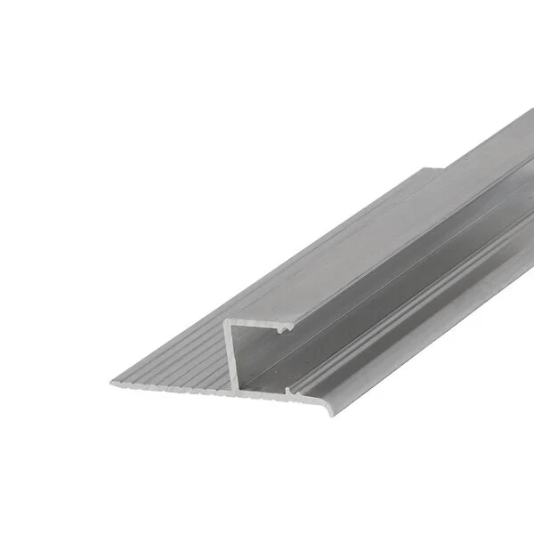 LED inbouw plintprofiel inclusief opaal klikcover 38.6 mm x 12,60 mm GIPS10ALU