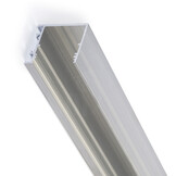 LED strip profiel met de zijkant geopend 2 meter met cover 33,40 mm x 38 mm - PN30.C1ALU