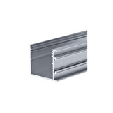 LED strip profiel met de zijkant geopend 2 meter met cover 33,40 mm x 38 mm - PN30.C1ALU
