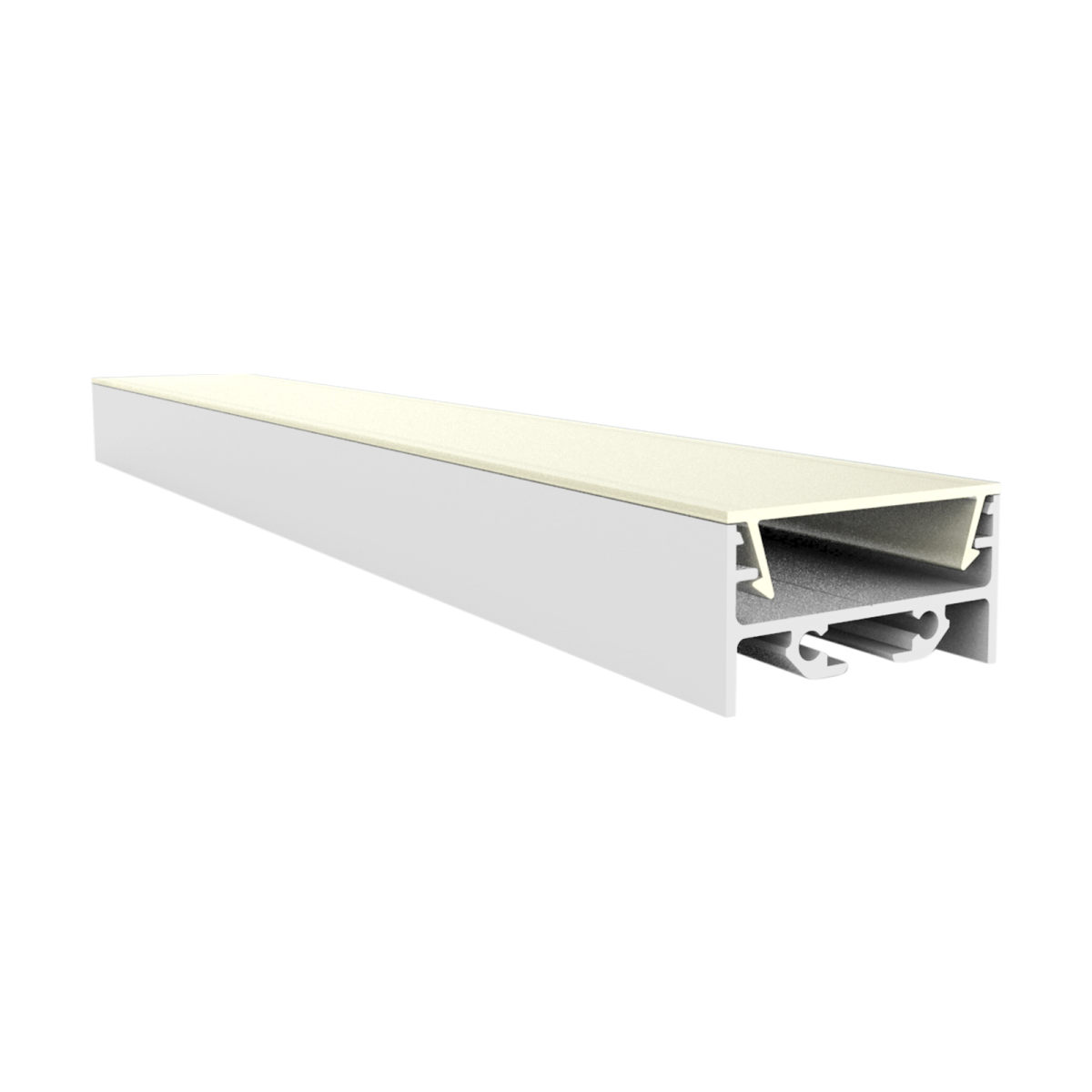 Wit LED profiel inclusief opaal klikafdekking 30 mm x 15 mm - XL304WIT