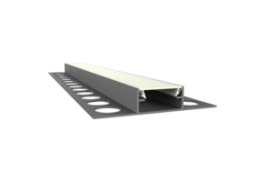 LED tegel en stuc profiel inclusief klikcover 58.04mm x 10,8mm - STUC400