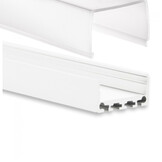 Sample LED strip profiel PN4-WIT - afdekking naar keuze