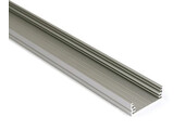 WIDE24 G/W breed LED opbouwprofiel -32 x 11mm Geanodiseerd aluminium - afdekking naar keuze