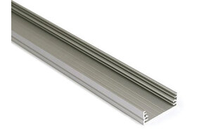 WIDE24 G/W breed LED opbouwprofiel -32 x 11mm Geanodiseerd aluminium - afdekking naar keuze