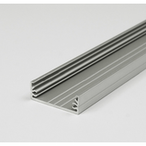 WIDE24 G/W breed LED opbouwprofiel -32 x 11mm Geanodiseerd aluminium - afdekking naar keuze