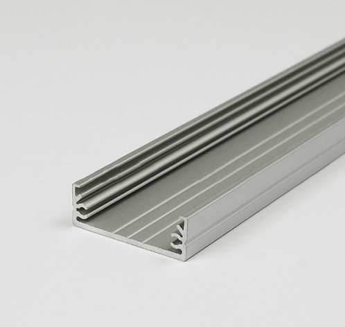 WIDE24 G/W breed LED opbouwprofiel -32 x 11mm Geanodiseerd aluminium - afdekking naar keuze