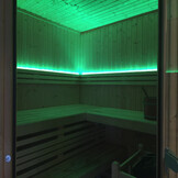 PRO complete set LED strip RGBWW voor sauna's IP68 24vdc - 5 meter