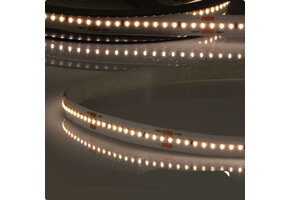 PRO LED strip warm wit 12,5W 1300LM 192LED p/m 48VDC IP20 3000K CRI95 - 30 meter