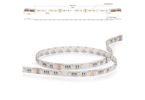 RGBCCT LED strip 32W 1980LM 84 LED p/m 24VDC IP20 - 5 meter