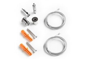 Aluminium ophangsysteem voor LED strip profiel kabelgoot PN6V2 - afdekking naar keuze