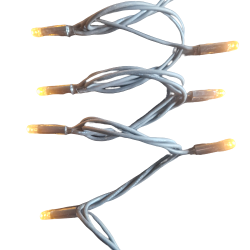 100 meter kerstverlichting - 1000 LEDs - extra warm wit - amber - IP67 waterdicht - PRO LUKSUS