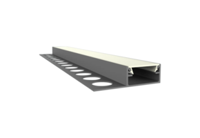150cm LED tegel en stuc profiel inclusief cover 40mm x 10,8mm - STUC300