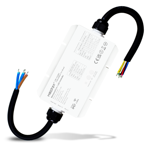 Waterdichte WiFi + 2,4ghz LED controller 12~24V 20A Optioneel afstandsbediening WL5-WP