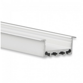 XL LED inbouw profiel met klikcover 36,79mm x 11,69mm - XL05ALU