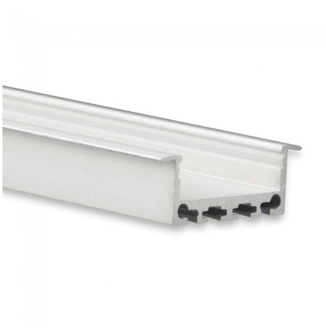 XL LED inbouw profiel met klikafdekking 36,79mm x 11,69mm - XL05ALU