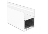 Wit LED strip profiel XL 3 meter inclusief klikcover 40mm x 50 mm - XL40WIT