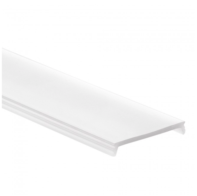 Zwart LED XL profiel 4 meter met lage afdekking 33,4mm x 12,8mm - XL10ZWART