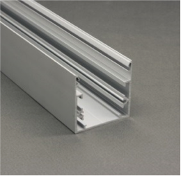 10 x LED XXL profiel 4 meter met afdekking 53 mm x 53 mm - XL53ALU