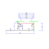 LED tegel en stuc profiel inclusief cover 40mm x 10,8mm - STUC300