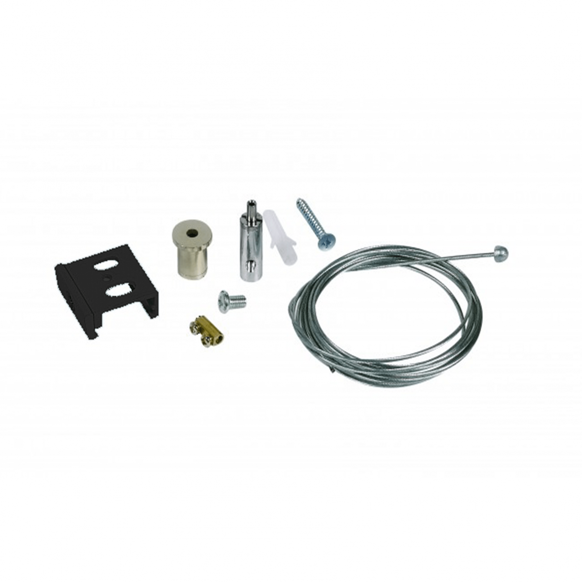 Ophangsysteem kabel 150cm zwarte 3-fase rails