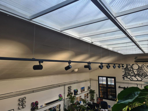 Ophangsysteem kabel 150cm zwarte 3-fase rails
