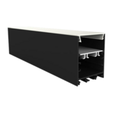 Zwart LED strip profiel inclusief klikcover 40mm x 50mm - XL340ZWART